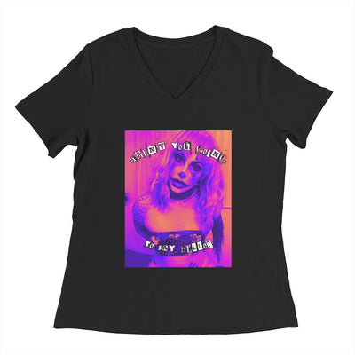 Say Hello Clown Girl V-Neck