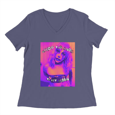 Say Hello Clown Girl V-Neck