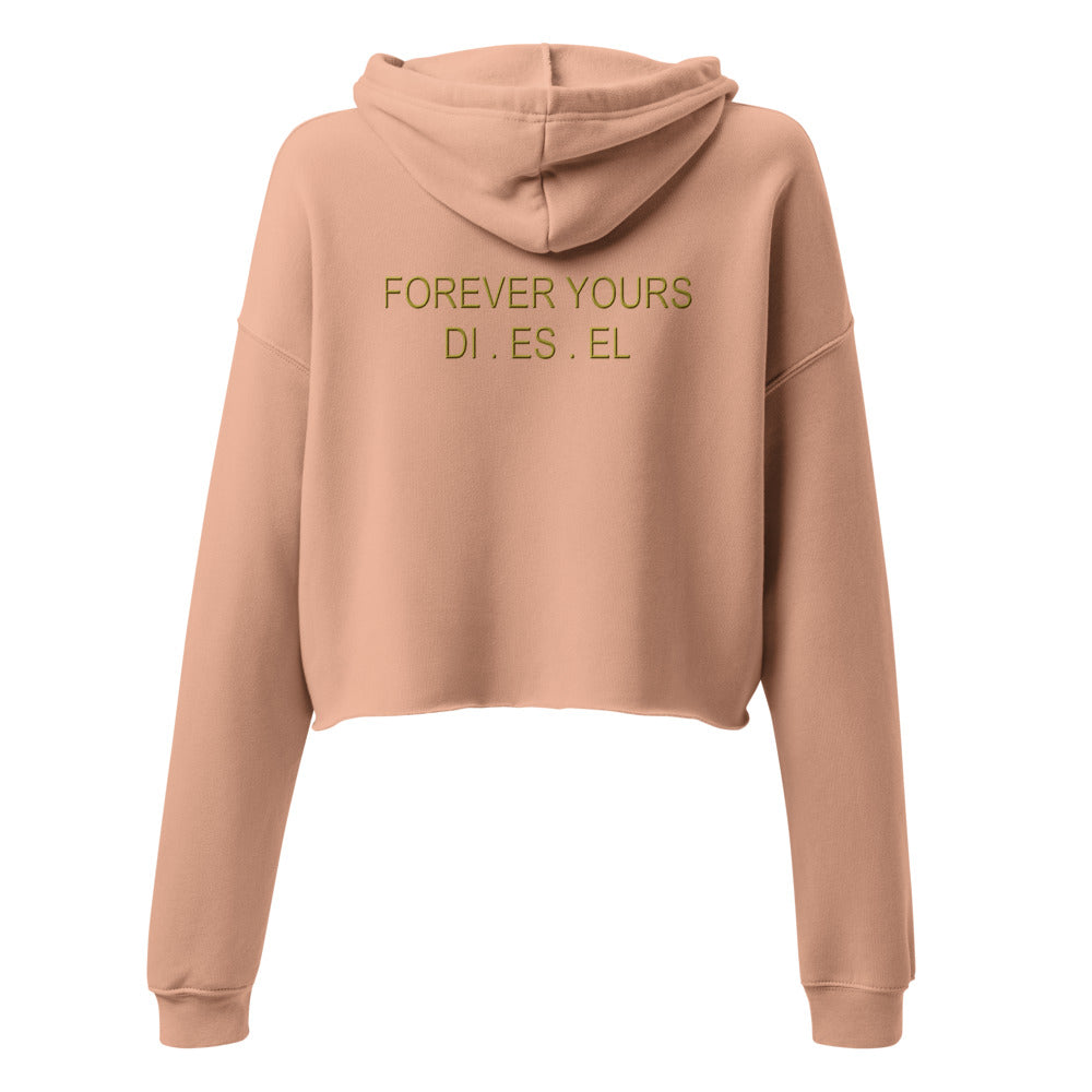 Screen Accurate Rose Tyler Forever Yours Crop Hoodie Cosplay