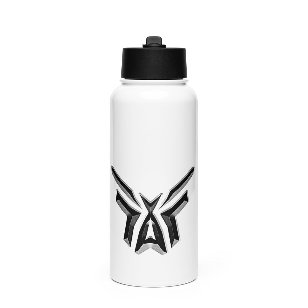 Serpent Stainless Steel Water Bottle with a Straw Lid