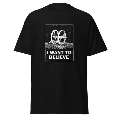 "I Want to Believe" UV Glow T-Shirt (LIMITED QUANTITY)