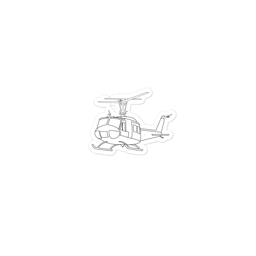 Simple UH-1 Bell - Sticker