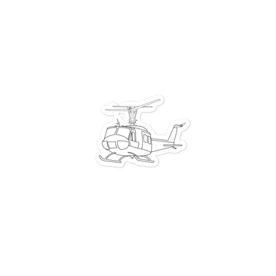 Simple UH-1 Bell - Sticker