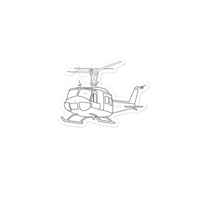 Simple UH-1 Bell - Sticker