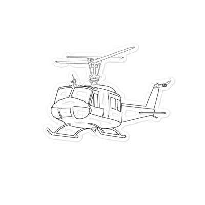 Simple UH-1 Bell - Sticker