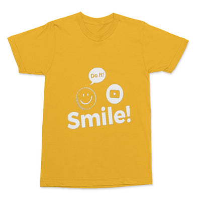 "Smile, Do It!" Adult T-Shirt