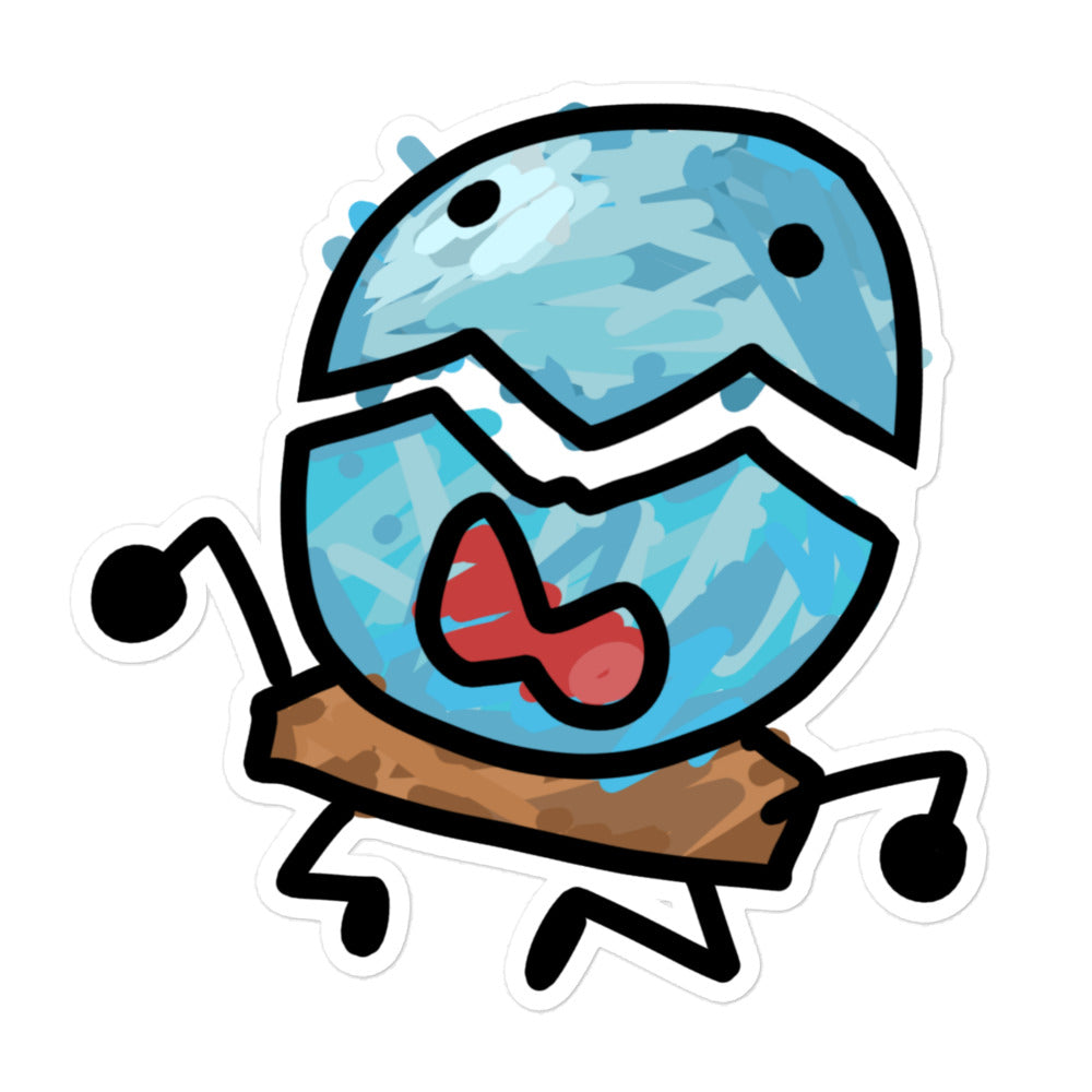 Snow Globe Doodle Sticker