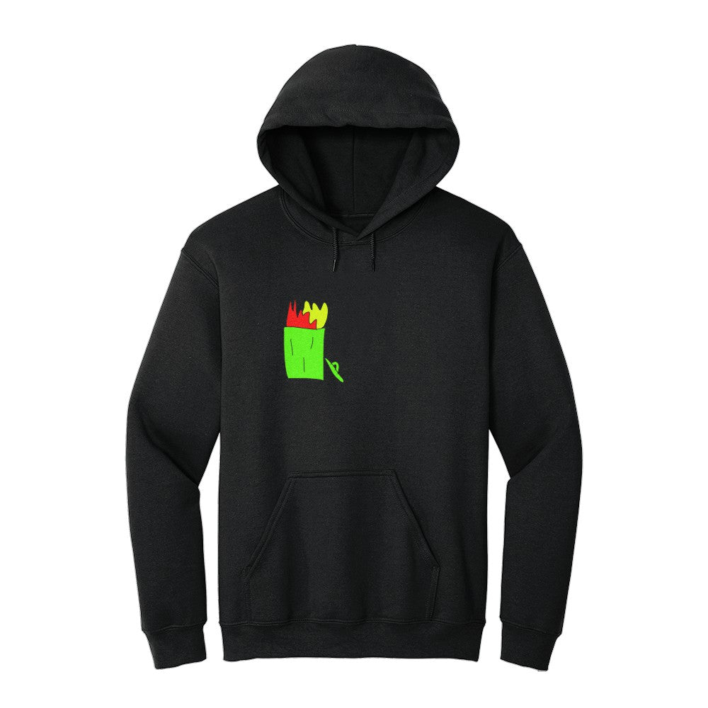 Soft and comfortable dumpster fire image sweat shirt