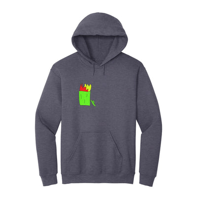 Soft and comfortable dumpster fire image sweat shirt