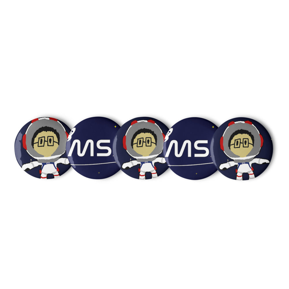 Space Logo pins