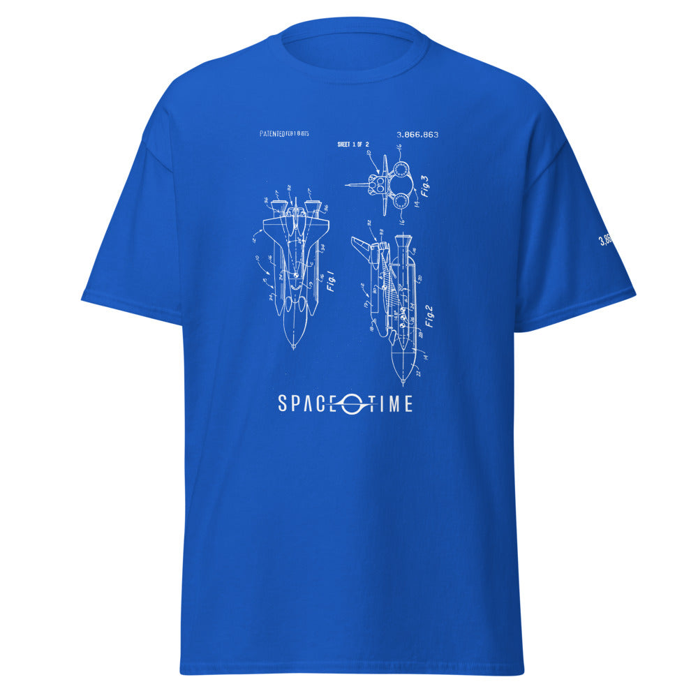 Space Shuttle Patent T-Shirt (Unisex + Multiple Colors)
