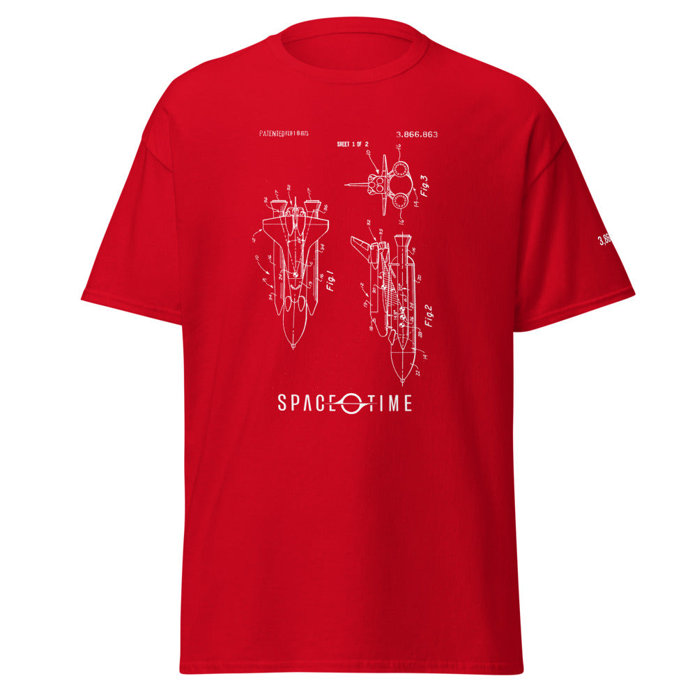 Space Shuttle Patent T-Shirt (Unisex + Multiple Colors)