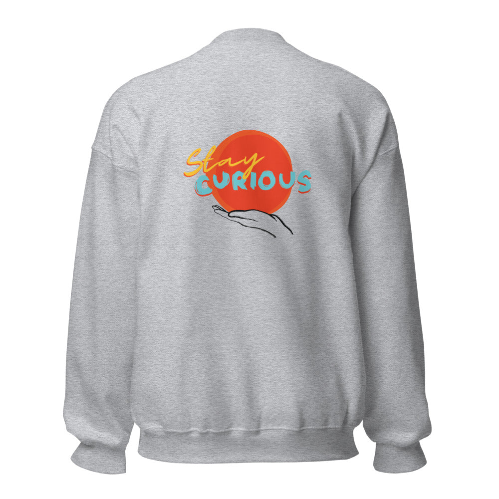 Stay Curious Sweater (Black Hand)