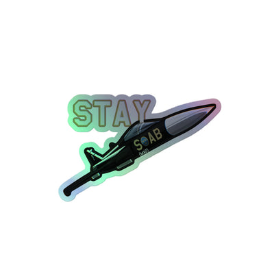 Stay SAAB (Mad) Gripen - Holo Sticker