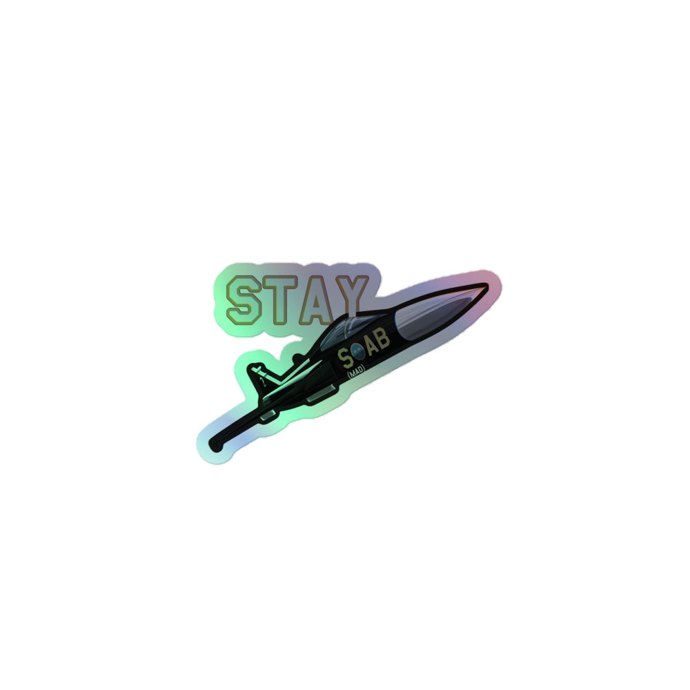 Stay SAAB (Mad) Gripen - Holo Sticker