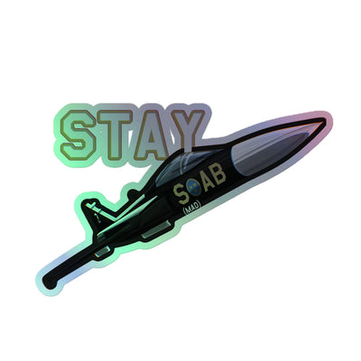 Stay SAAB (Mad) Gripen - Holo Sticker