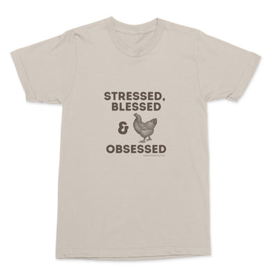 Stressed Blessed & Chicken Obsessed Shirt