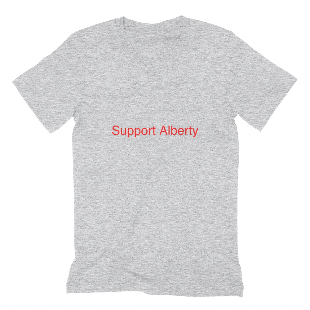 Support Alberty Short Sleeve V-Neck Tee