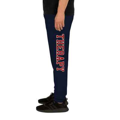 "Therapy" Sweatpants in Navy or Gray