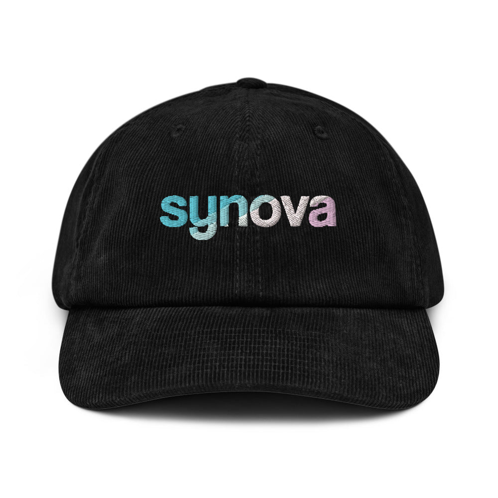 Synova Embroidered Corderoy Hat