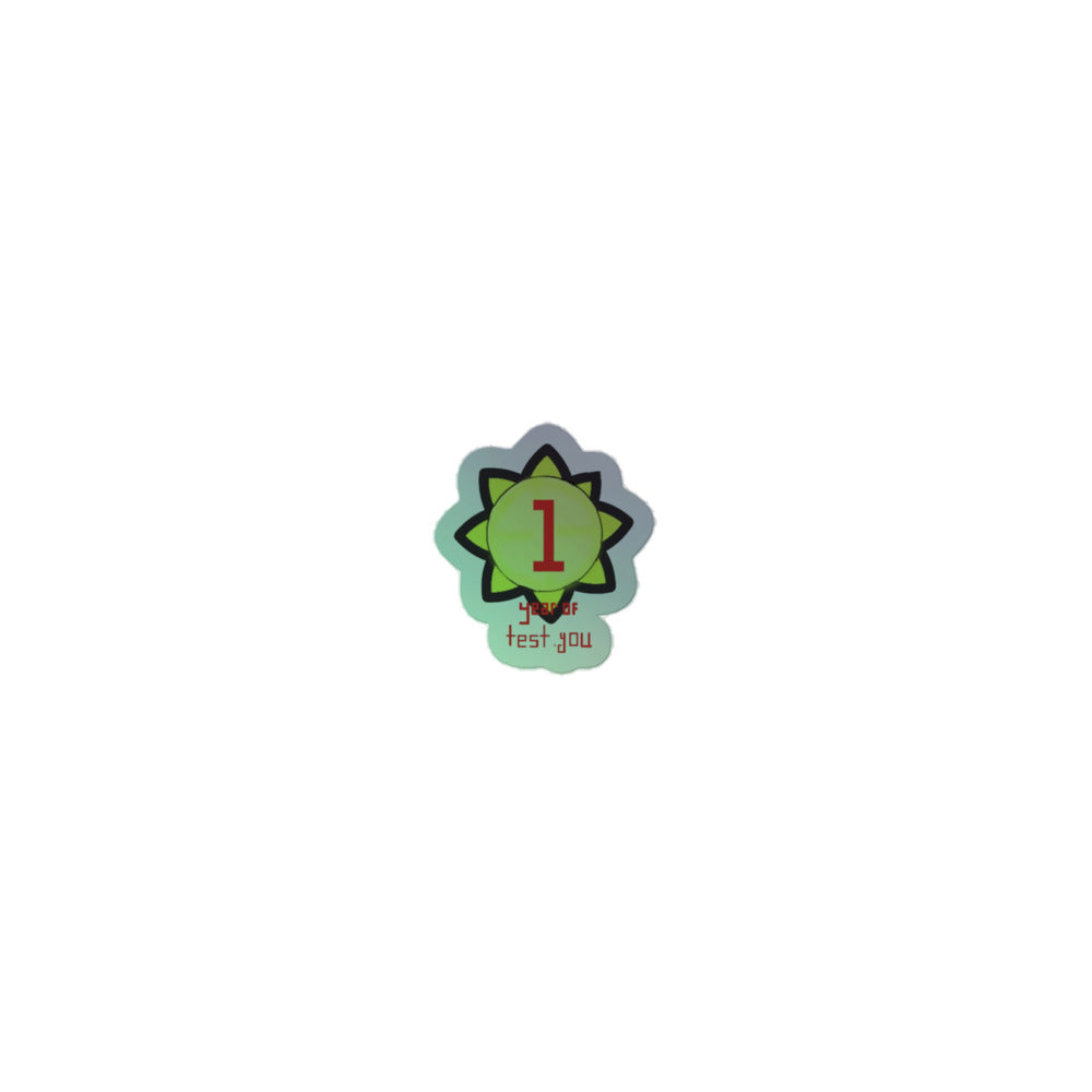 Test.you 1 Year Badge Sticker