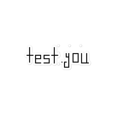 Test.you Logo Sticker