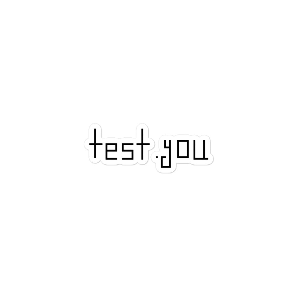 Test.you Logo Sticker