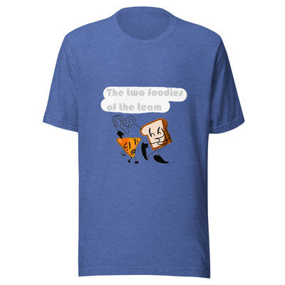 The 2 foodies on the team Insane Battle t-shirt