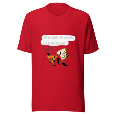 The 2 foodies on the team Insane Battle t-shirt