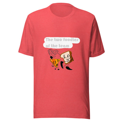 The 2 foodies on the team Insane Battle t-shirt