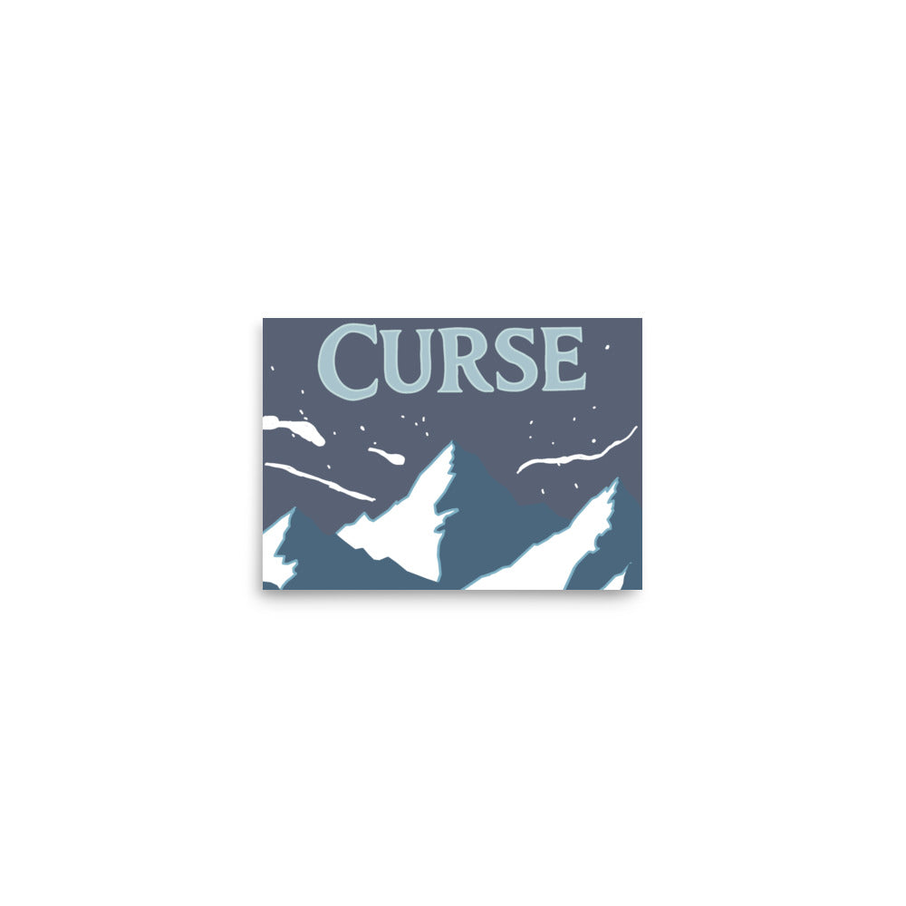 The  Frozen Curse Limited  Edition poster