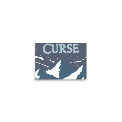 The  Frozen Curse Limited  Edition poster