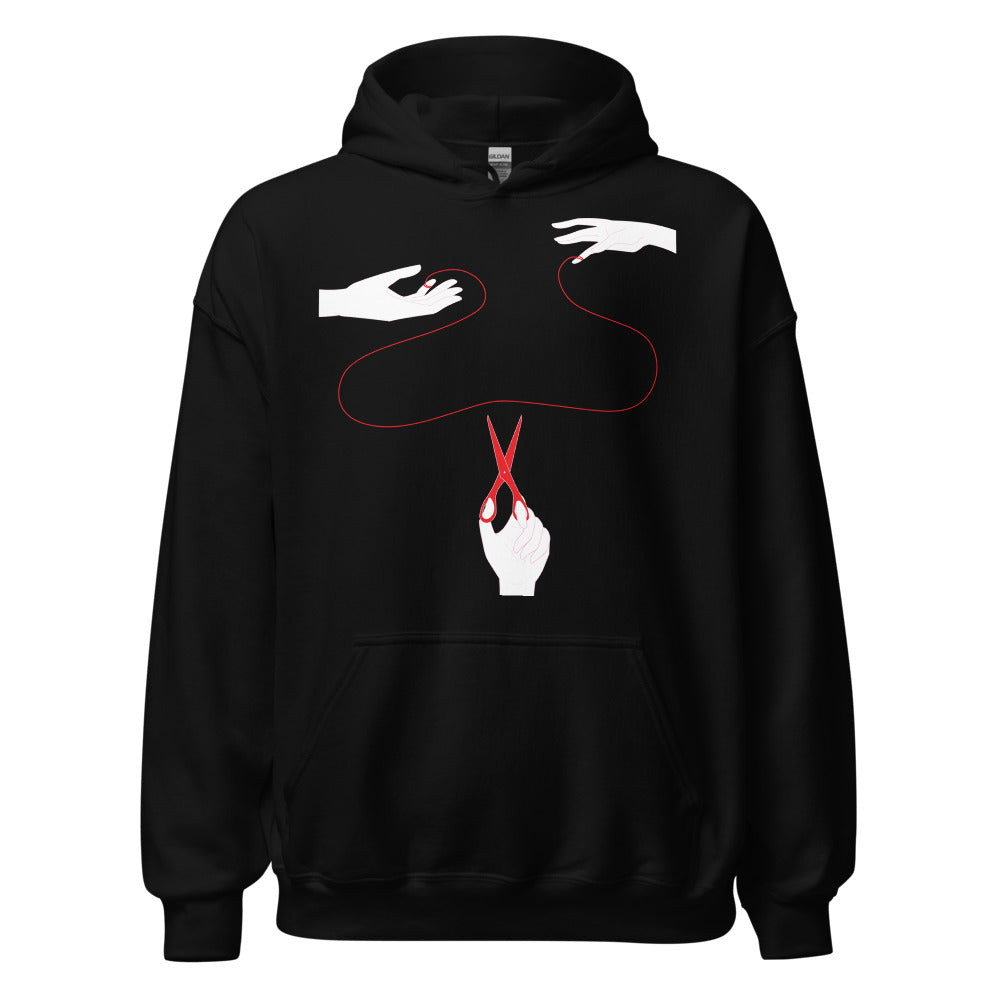 The Red String of Fate - Unisex Pullover Hoodie