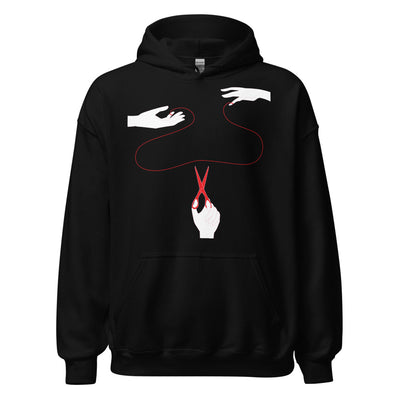 The Red String of Fate - Unisex Pullover Hoodie