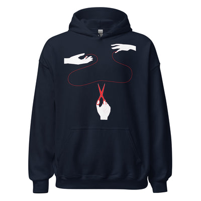 The Red String of Fate - Unisex Pullover Hoodie