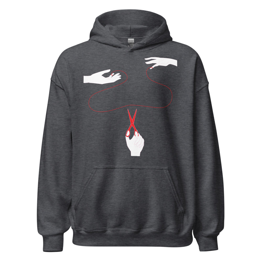 The Red String of Fate - Unisex Pullover Hoodie