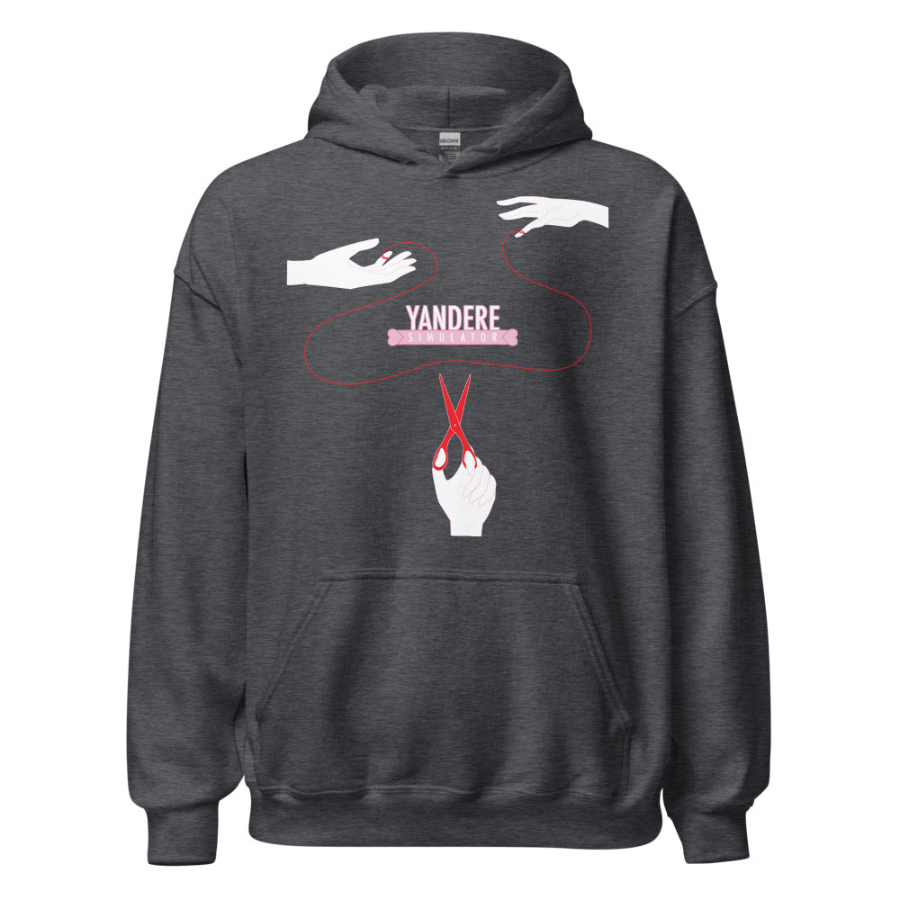 Red hoodie white strings deals
