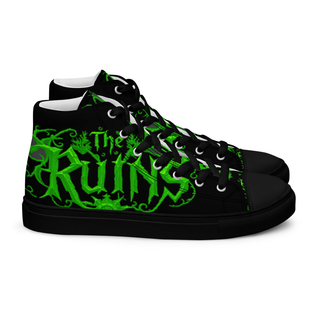 The Ruins Green logo kicks