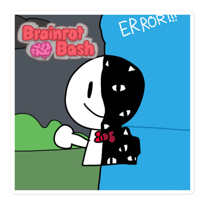 The brainrot bash glitch sticker