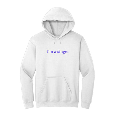 The frozen curse    I'm a  singer hooded sweatshirt