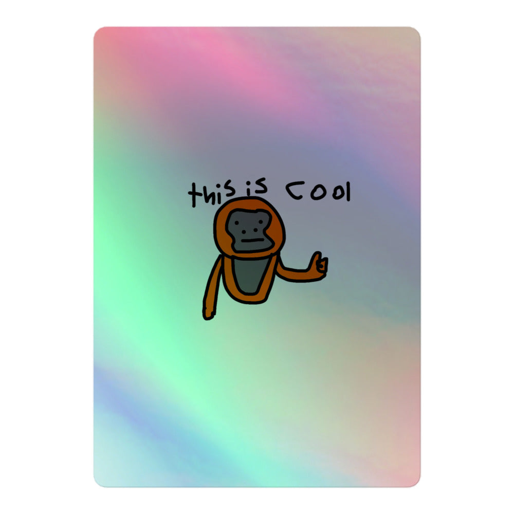 This is cool rainbow sticker