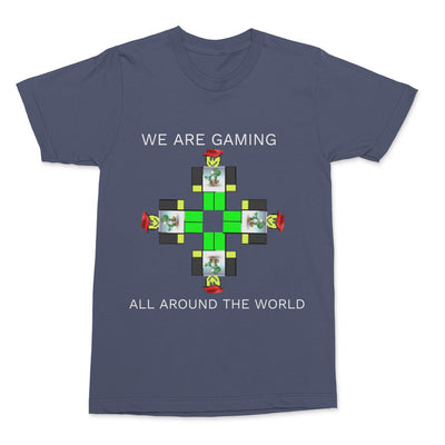 TopGamerX We Are Gaming Across The World T-shirt Every Size