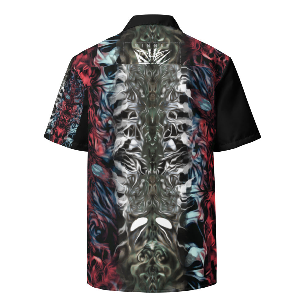 Totum Black and red unisex Botton up