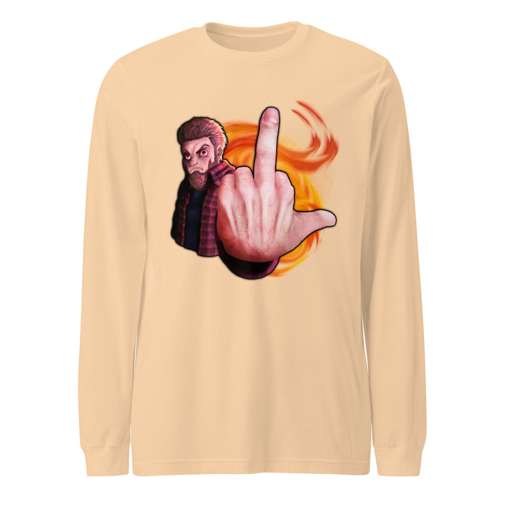 "Try Finger..." Long Sleeve T-Shirt