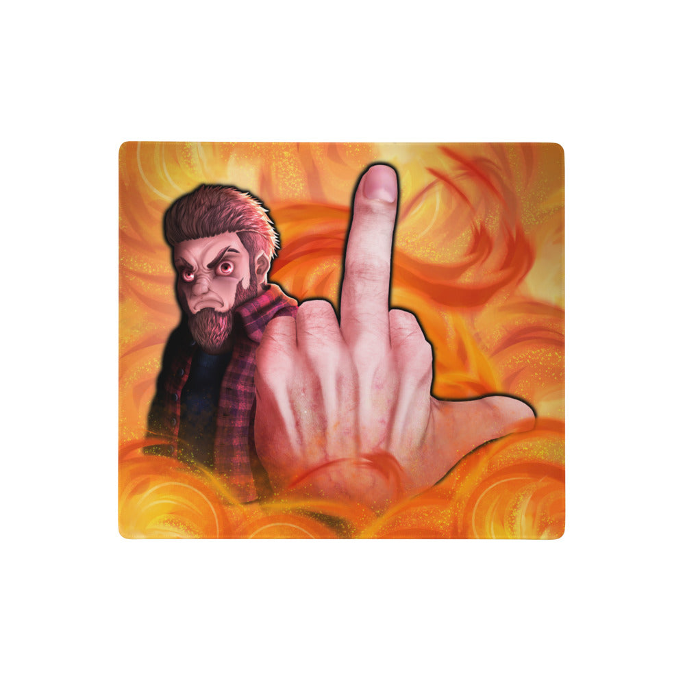 "Try Finger..." Mouse Pad