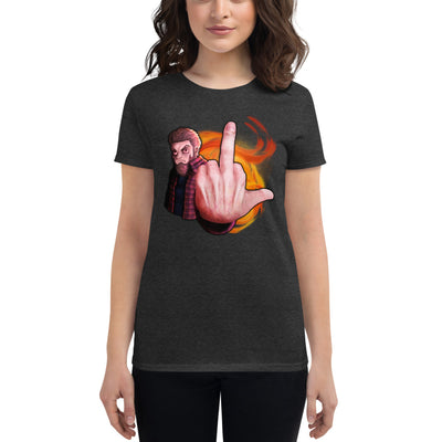 "Try Finger..." Women's T-Shirt