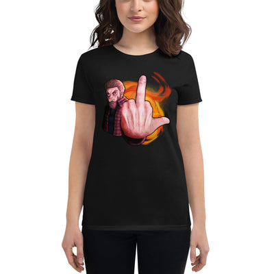 "Try Finger..." Women's T-Shirt