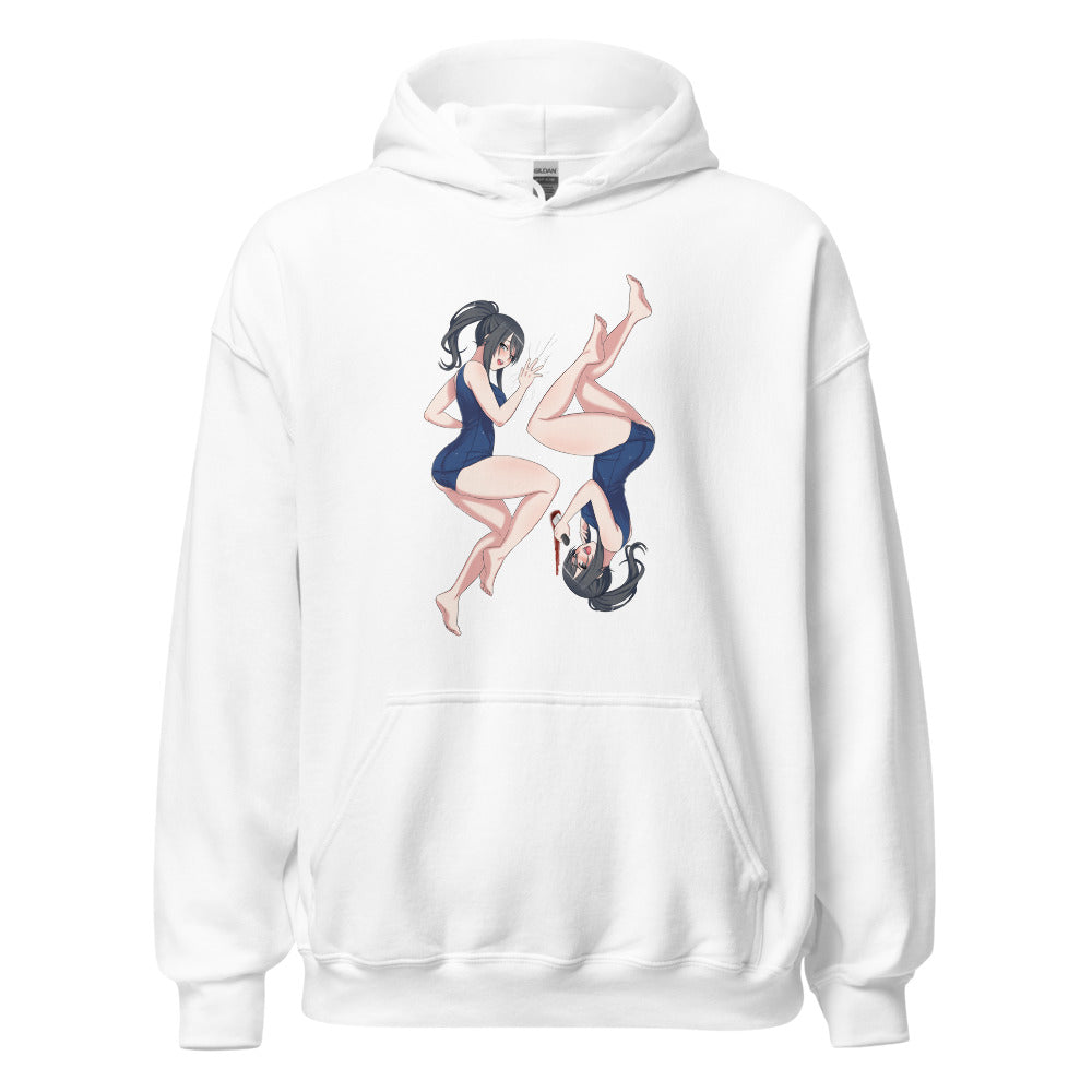 Two Sides Swimsuit - Unisex Pullover Hoodie