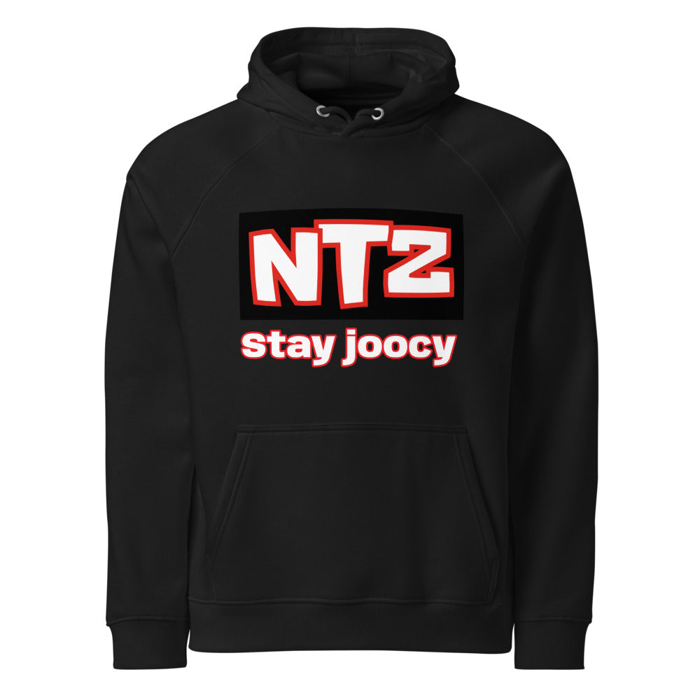 Unisex Eco NTZies Old Roblox Font Raglan Hoodie