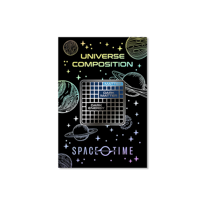 pbsspacetime - Universe Composition Pin – Crowdmade